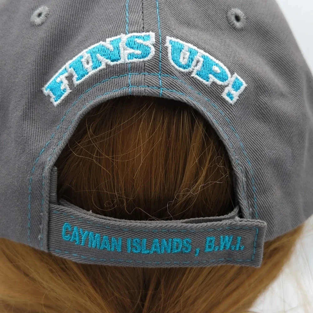 Jimmy Buffetts Margaritaville Fins Up! Hat Cap Strapback Cayman Islands RARE